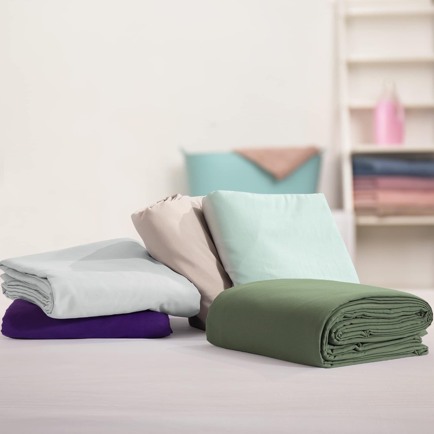 HOMBYS Oversized King Duvet Cover 120 x120 Inch, Ultra Soft Microfiber Olive Green Duvet Cover for All Season with Ziper Closure, 8 Coner Tabs (Olive Green, Oversized King)