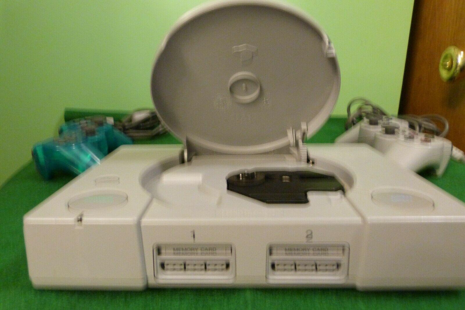 Sony PlayStation Launch Edition Gray Console (SCPH-9001) 2 Controllers, 23 Games