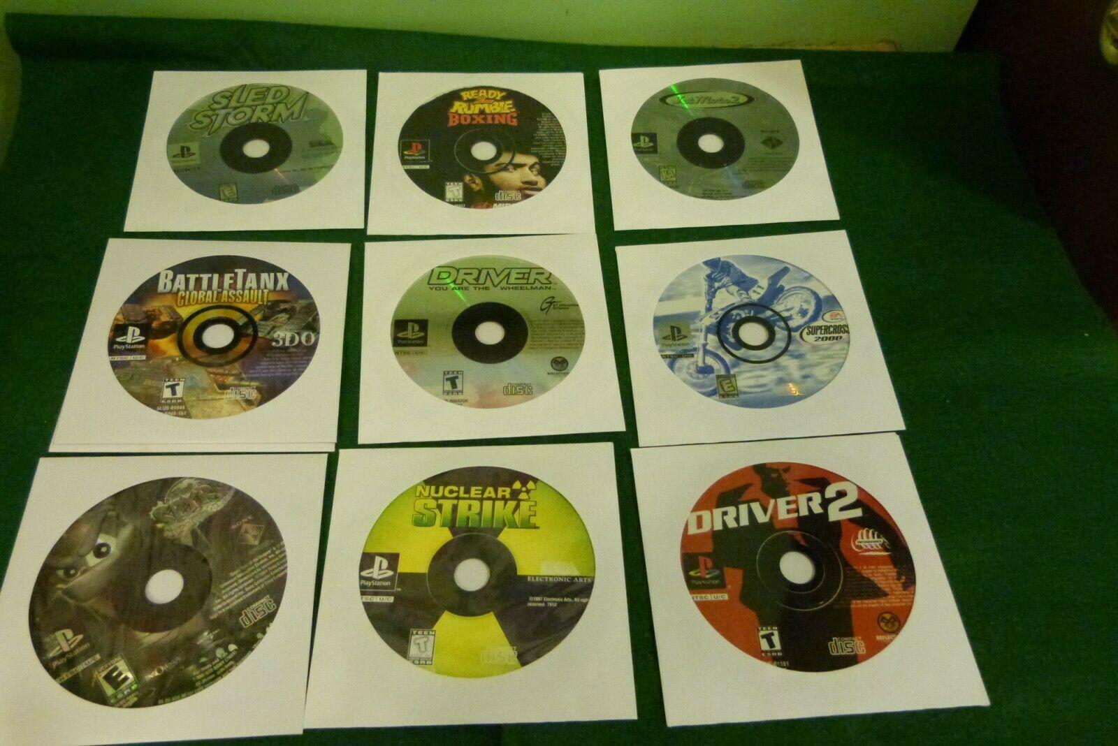 Sony PlayStation Launch Edition Gray Console (SCPH-9001) 2 Controllers, 23 Games