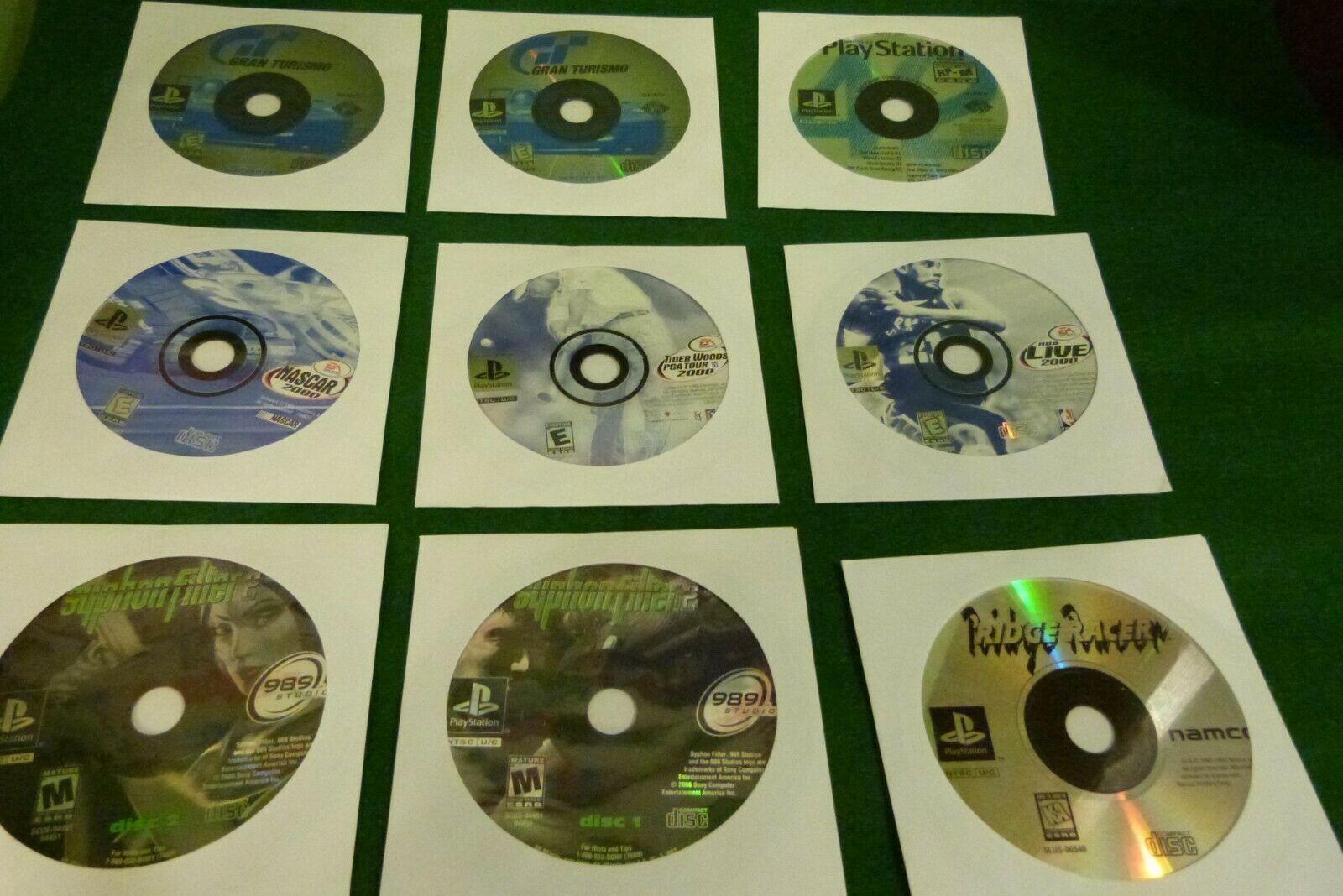 Sony PlayStation Launch Edition Gray Console (SCPH-9001) 2 Controllers, 23 Games