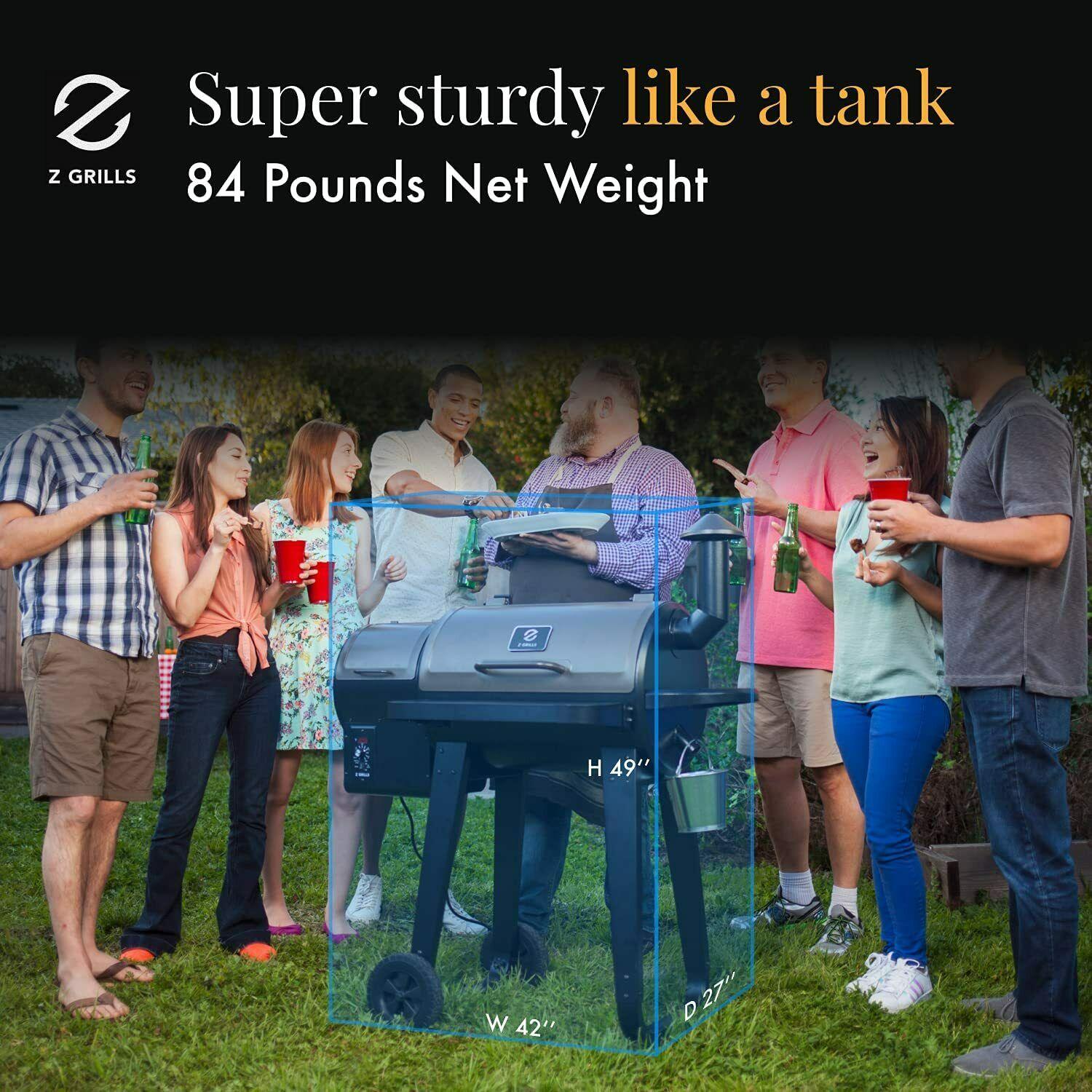 ZPG-450A Pellet Grill BBQ Smoker Digital Control with Cover