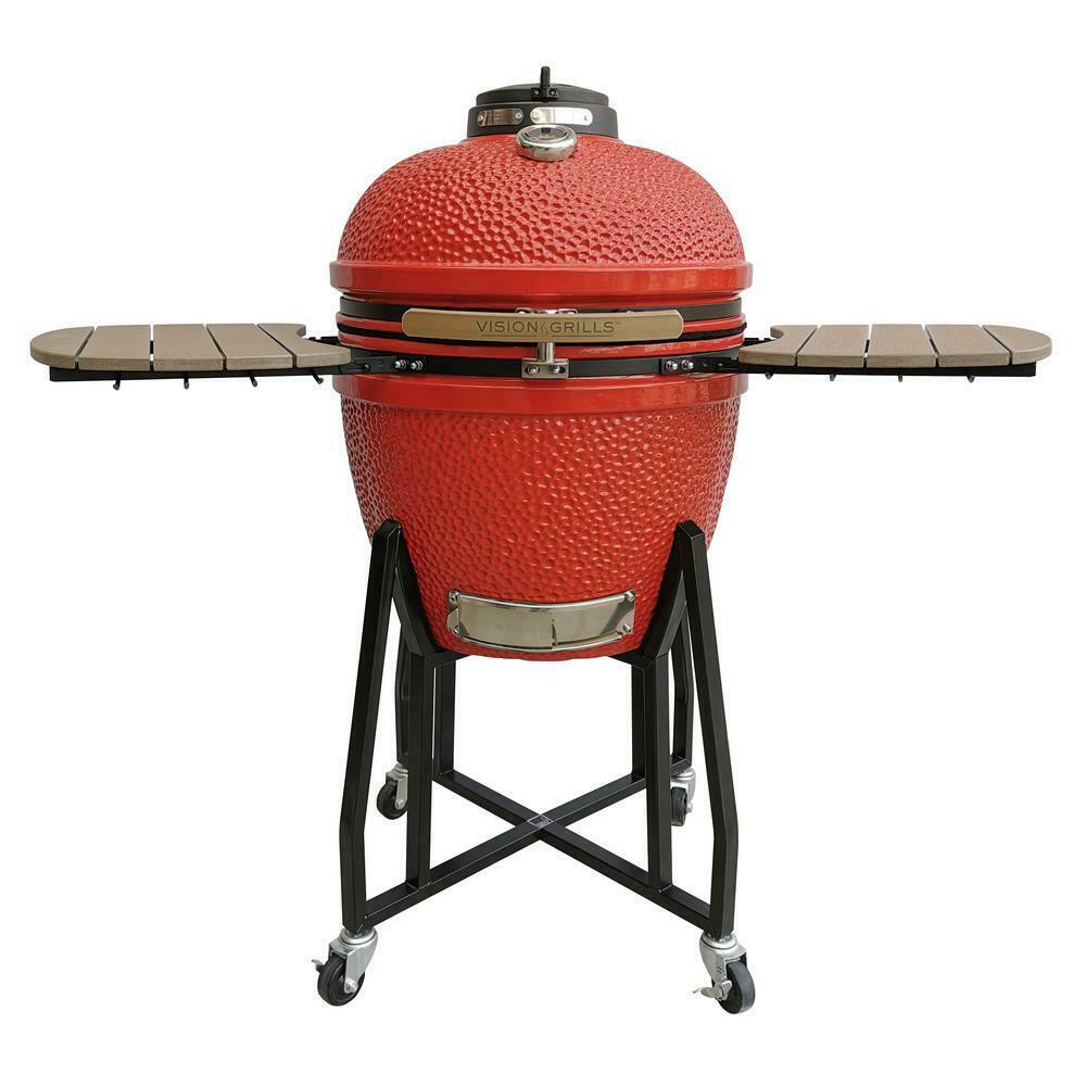 Kamado Grill HD Series Charcoal Red