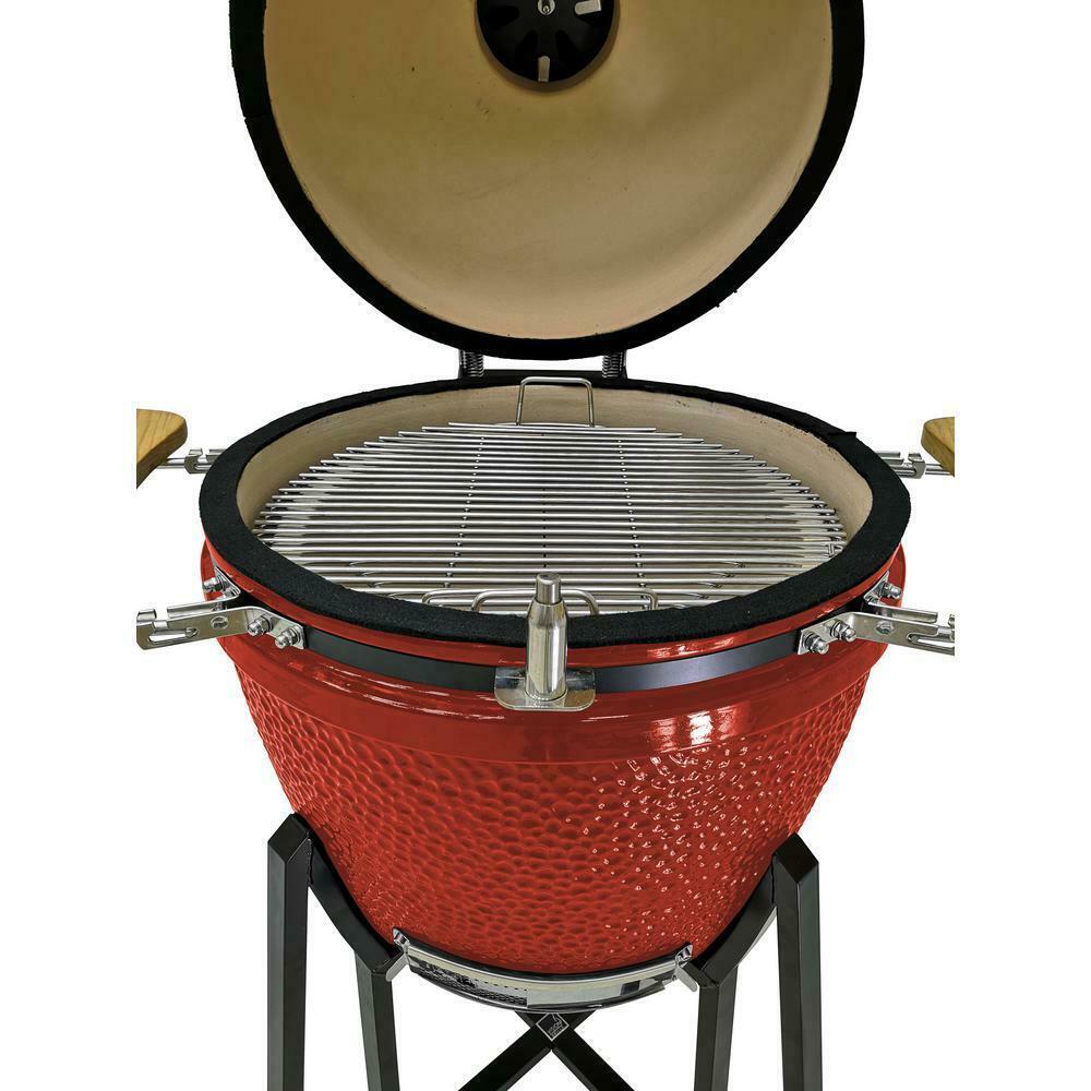 Kamado Grill HD Series Charcoal Red