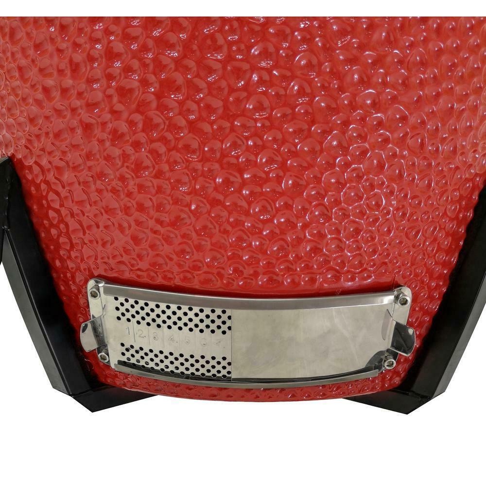 Kamado Grill HD Series Charcoal Red