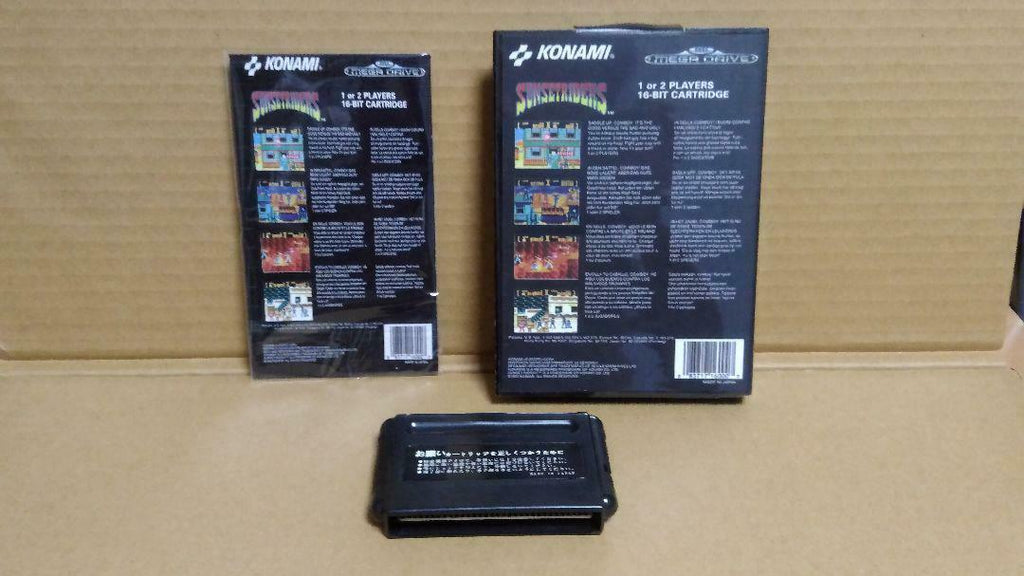 Mega Drive Sunset Riders Case With Instructions Md