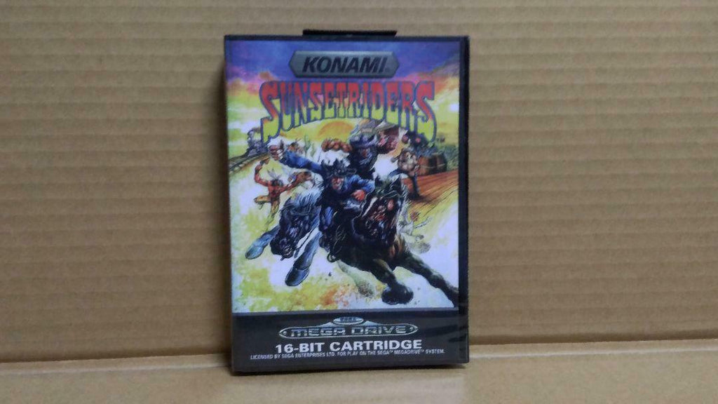 Mega Drive Sunset Riders Case With Instructions Md