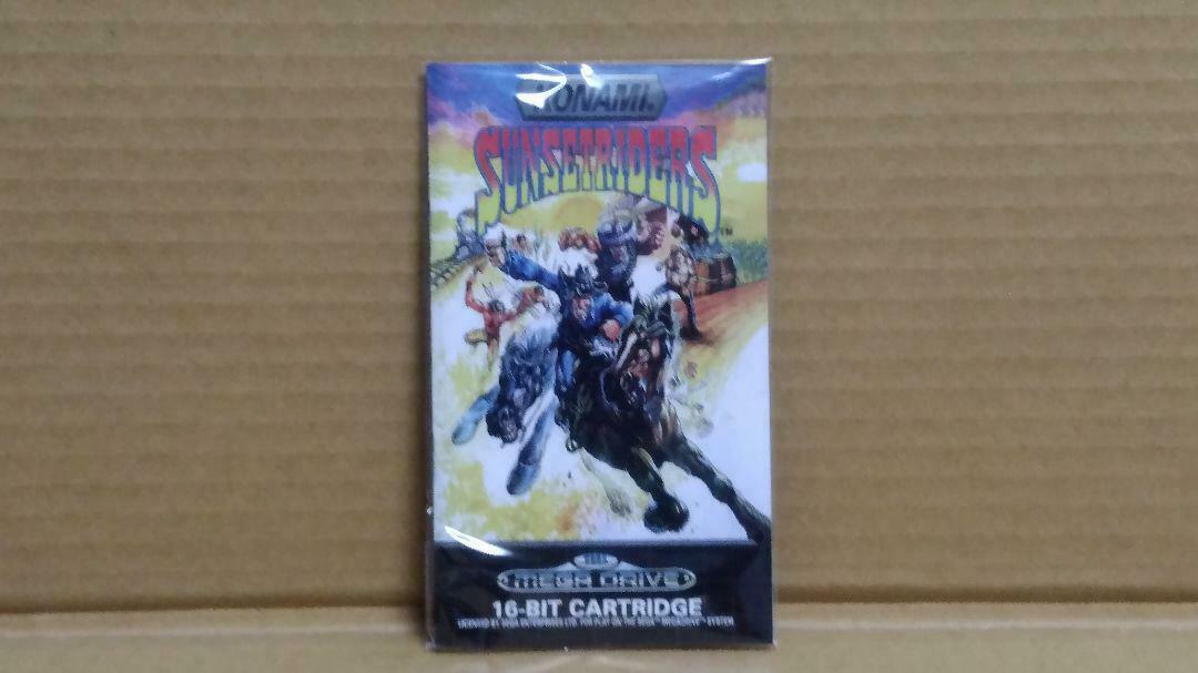 Mega Drive Sunset Riders Case With Instructions Md