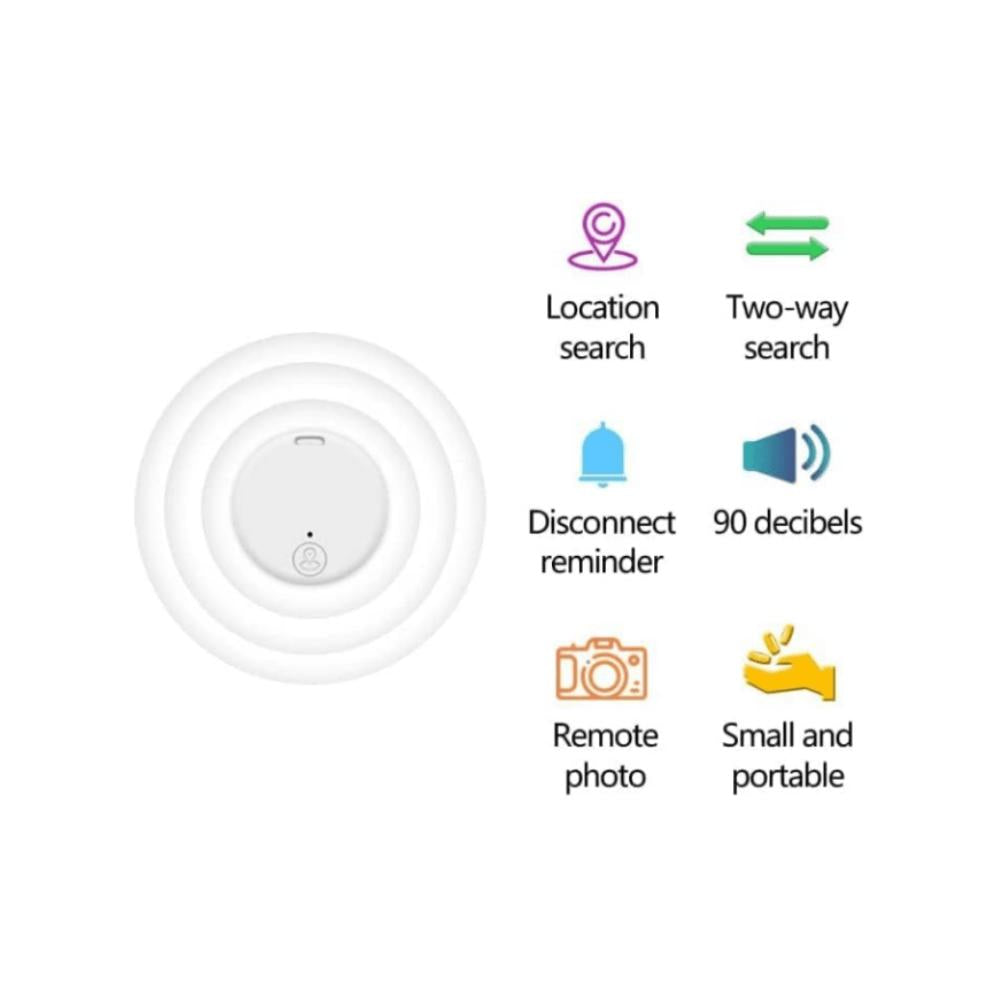 5pcs GPS Wireless Smart TracFinder, Anti-Loss Device With Keychain For Pet Cats Dogs Wallet Key