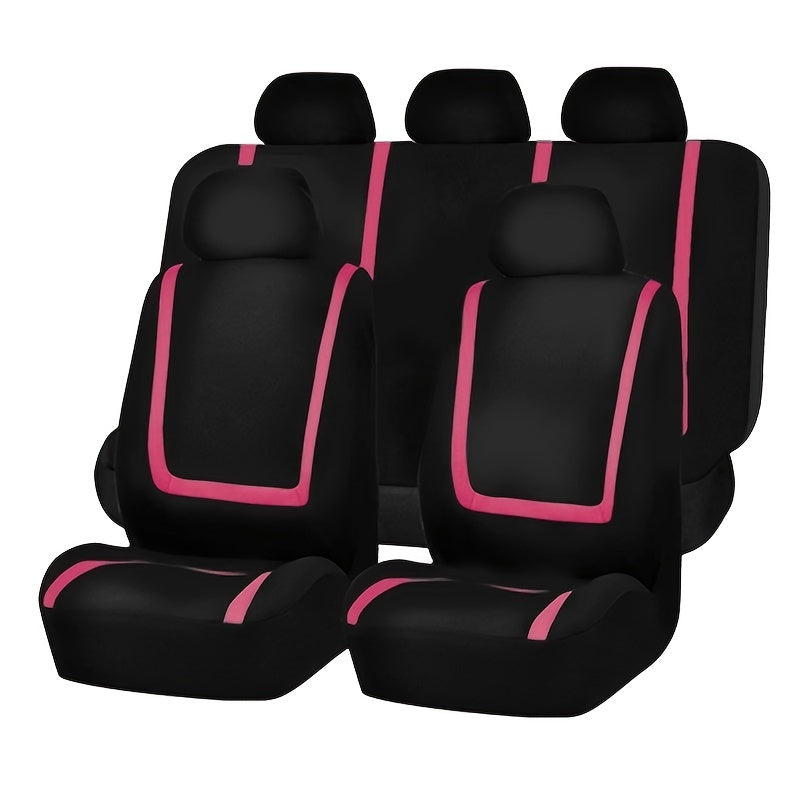 9-Piece Universal Car Seat Interior Accessories Set - Add A Touch Of Style To Your Vehicle!