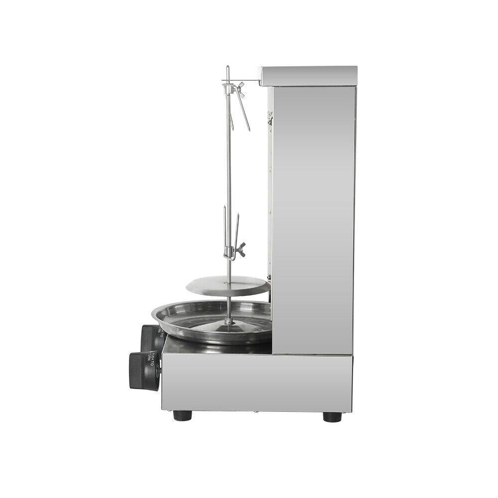 Steel LPG Gas Shawarma Grill Machine Doner Kebab Rotisserie Grill
