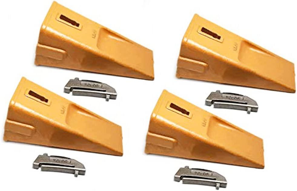 4 Pack X330 Dirt Tooth Hensley Style Digging Bucket Tooth/Bucket Teeth & 4 k330s Flex Pin