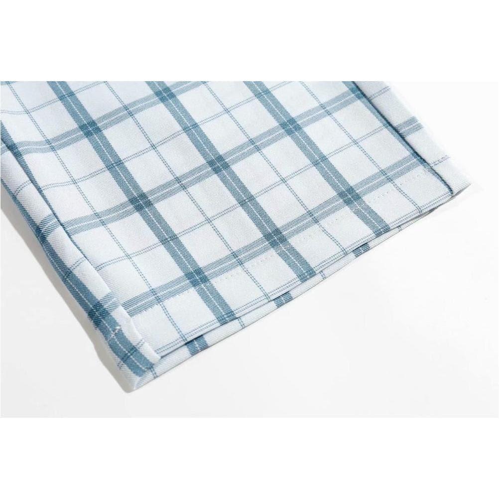 patchwork chic plaid trousers
