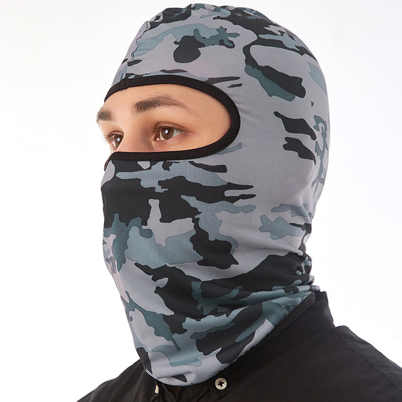 1 PC Full Face Cover Hat Balaclava Hat, Army Tactical CS Winter Ski Cycling Hat Sun Protection Scarf Outdoor Sports Warm Face Masks