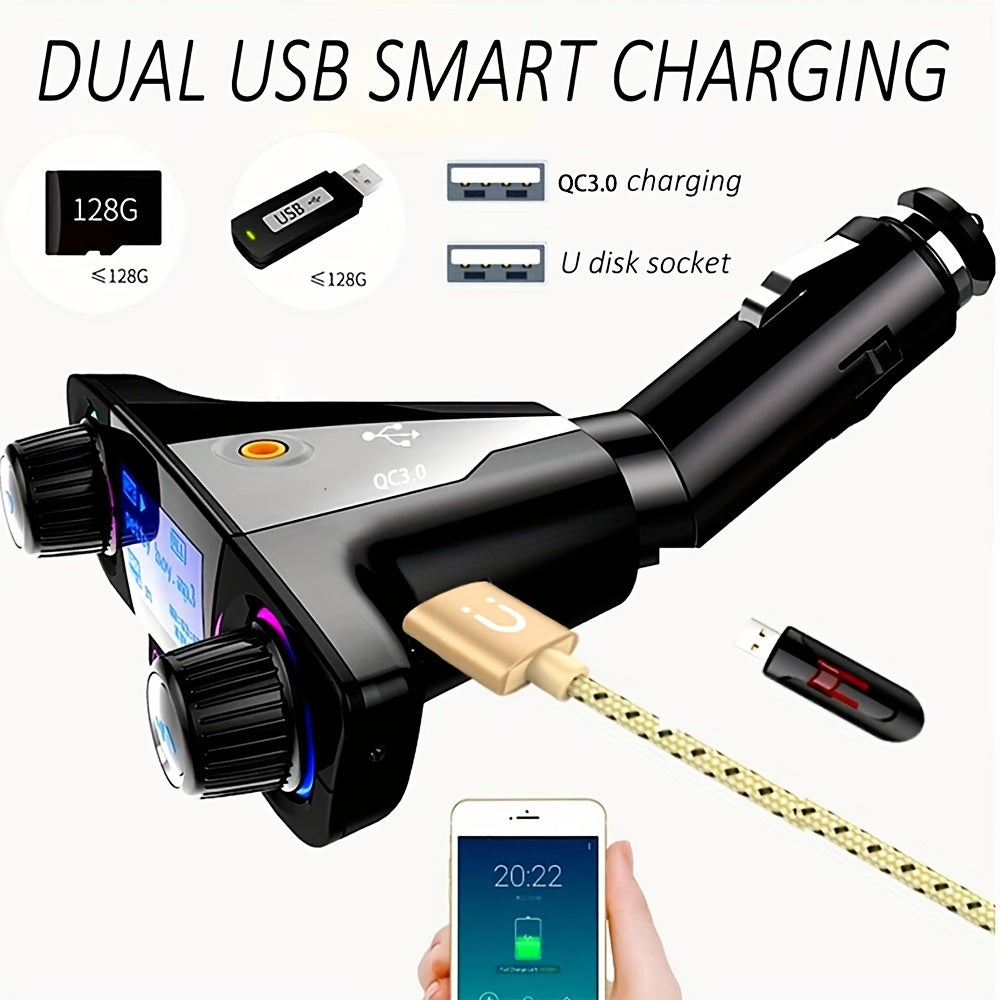 Car FM Transmitter MP3 Player Adapter Charger Handsfree