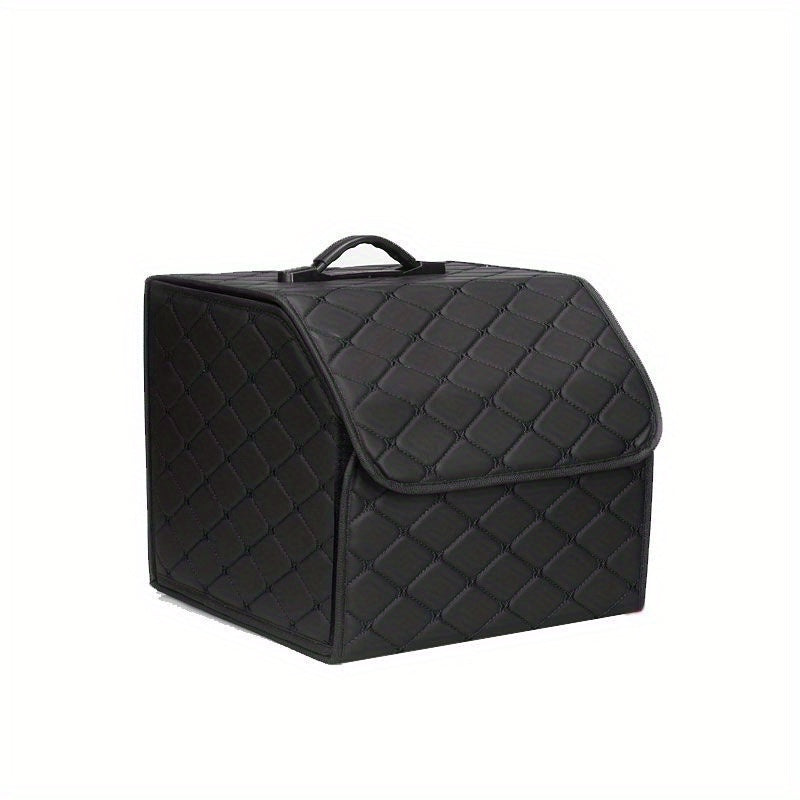 1pc Car Trunk Organizer StoraBox Collapsible Auto Cargo StoraContainer Toys Food StoraBag Car Stowing Automotive Accessories