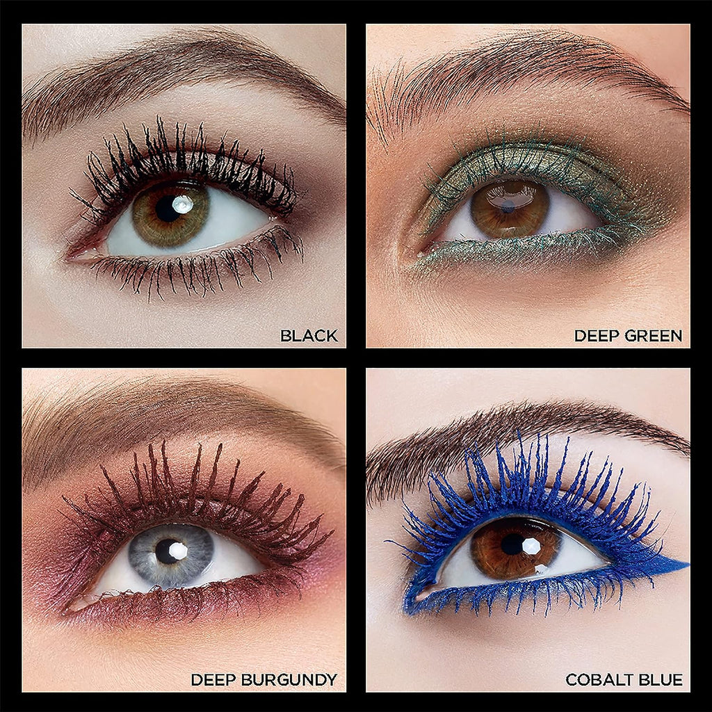 L'Oreal Paris Makeup Voluminous Original Washable Bold Eye Volume Building Mascara, Builds Lashes up to 2X Natural Thickness, Smudge Free, Clump Free, Carbon Black, 2 count