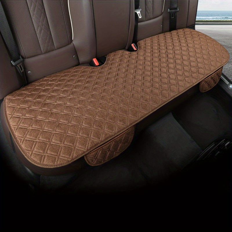 1pc Seat Cover For Car, Car Front Or Rear Seat Protector, Universal Seat Cushion For Most Car, Vehicles, SUVs And More, Soft Comfort, Car Accessories
