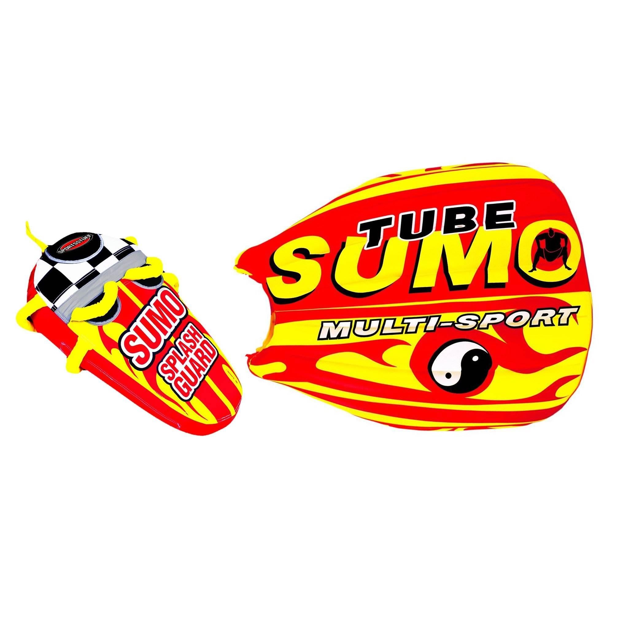 Airhead SPORTSSTUFF Sumo &amp; Splash Guard Combo Single Rider Boat Towable (3 Pack)