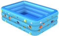 WI Inflatable Swimming Pools Kids Pool Bathing Tub for Outdoor Indoor Swimming Pool