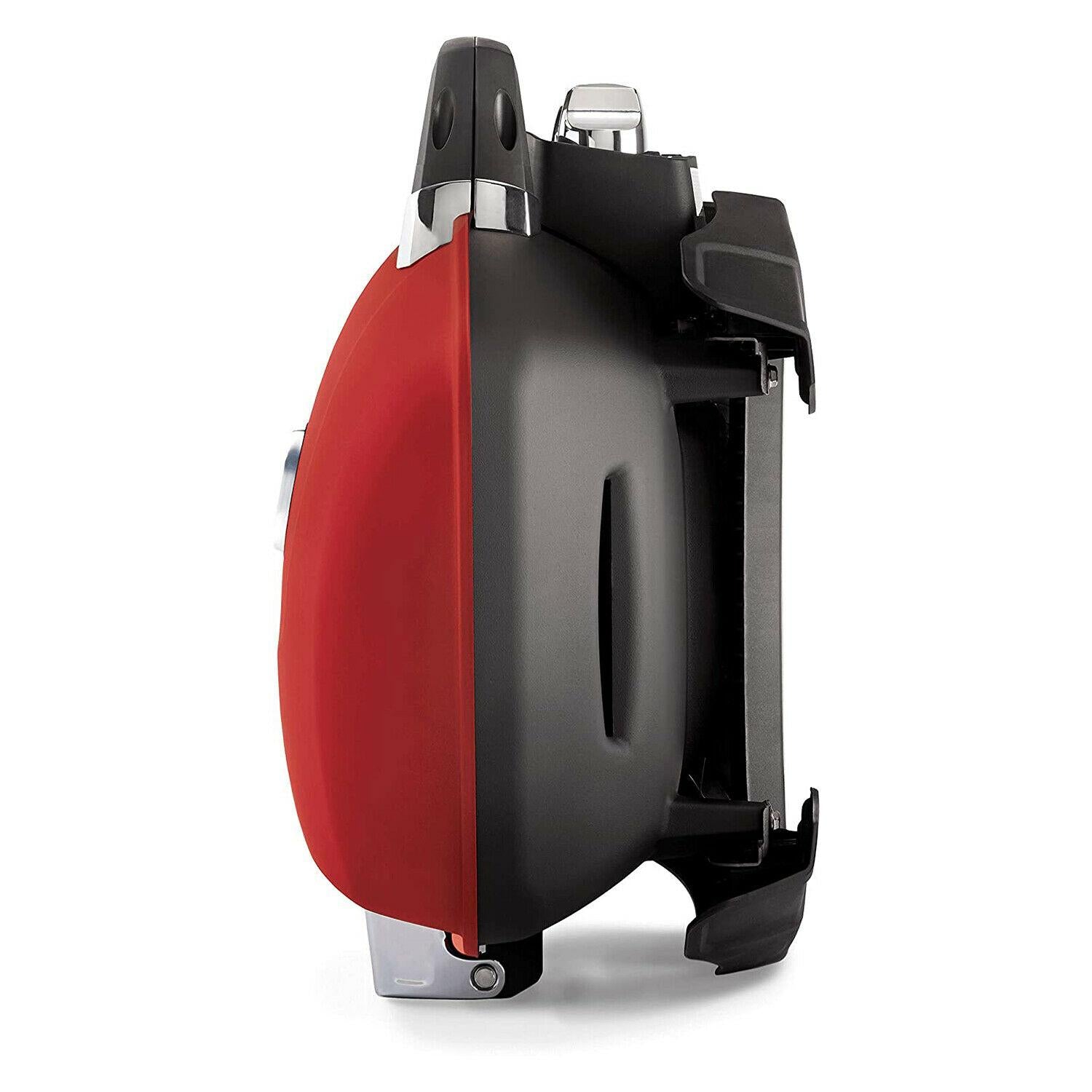 TravelQ 285 Portable Durable Compact Outdoor Propane Gas Grill, Red