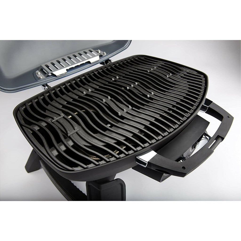 TravelQ 285 Portable Durable Compact Outdoor Propane Gas Grill, Red