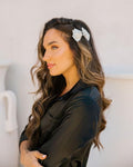 Delight Rhinestone Ribbon Hair Clip