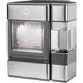 GE Profile OPAL01GEPKT Opal | Countertop Nugget Ice Maker, Stainless Steel Wrap with Gray Accents &amp; LED Lighting