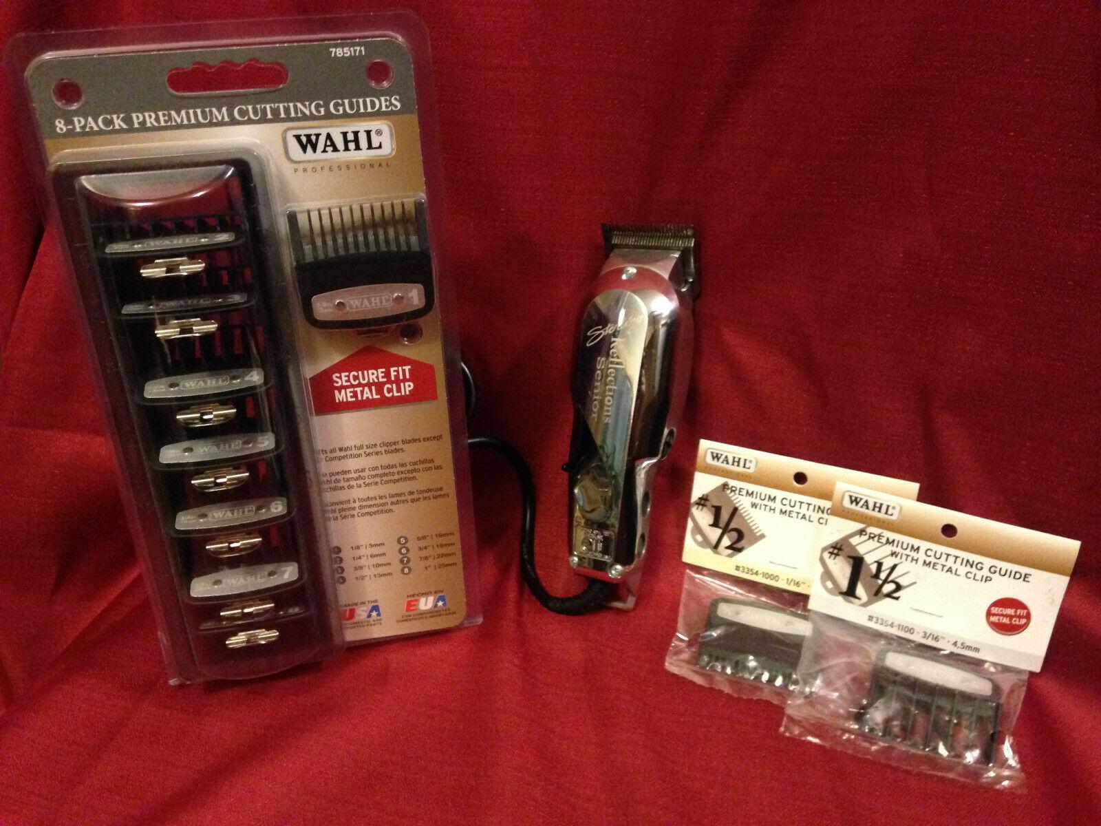 WAHL Sterling Reflections Senior Clippers #8501 w/Set of (10) Comb Guides