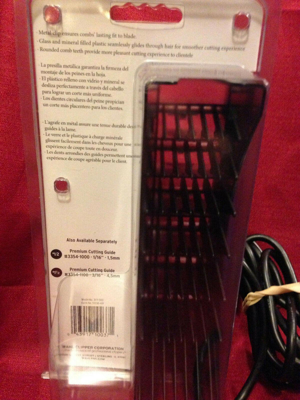 WAHL Sterling Reflections Senior Clippers #8501 w/Set of (10) Comb Guides