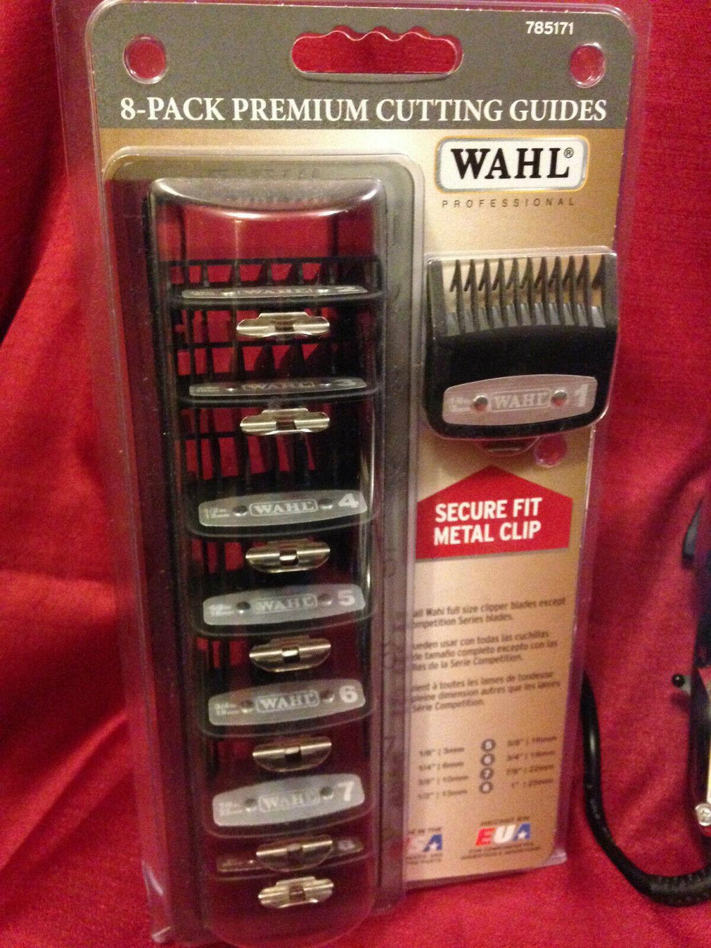 WAHL Sterling Reflections Senior Clippers #8501 w/Set of (10) Comb Guides