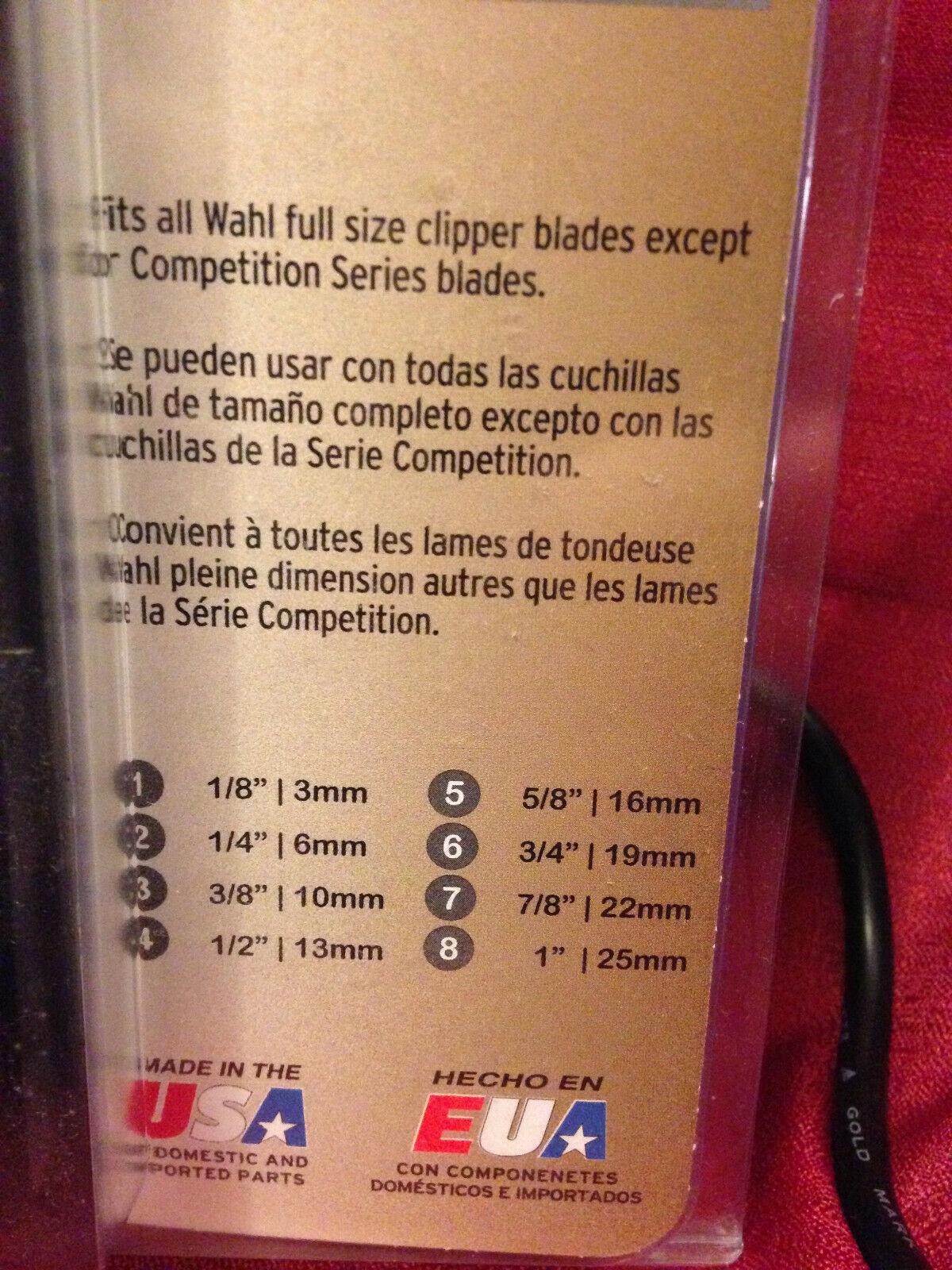 WAHL Sterling Reflections Senior Clippers #8501 w/Set of (10) Comb Guides
