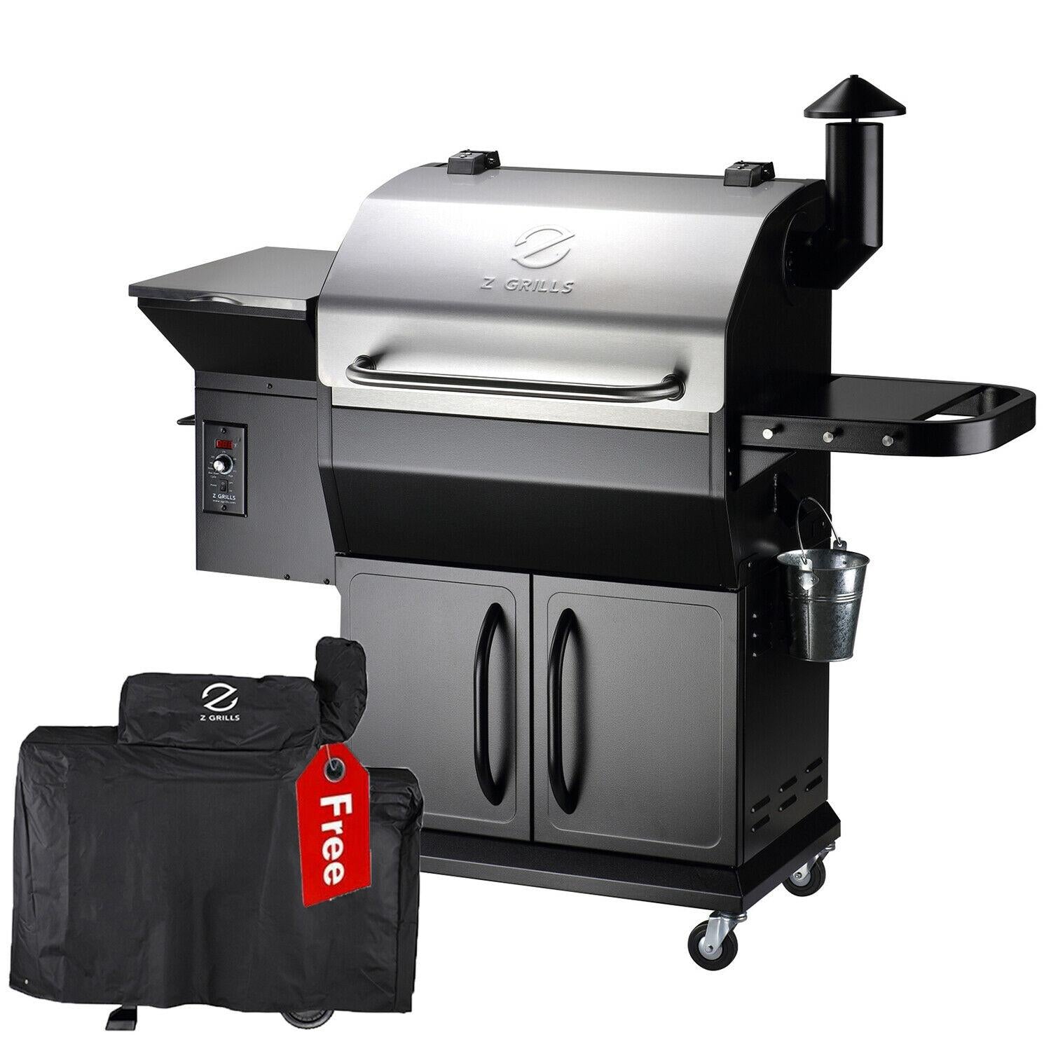 ZPG-1000E Pellet Grill BBQ Smoker Digital Control with Cover