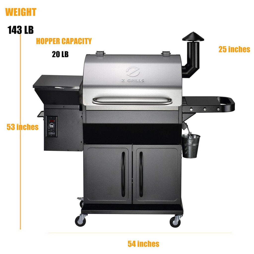 ZPG-1000E Pellet Grill BBQ Smoker Digital Control with Cover