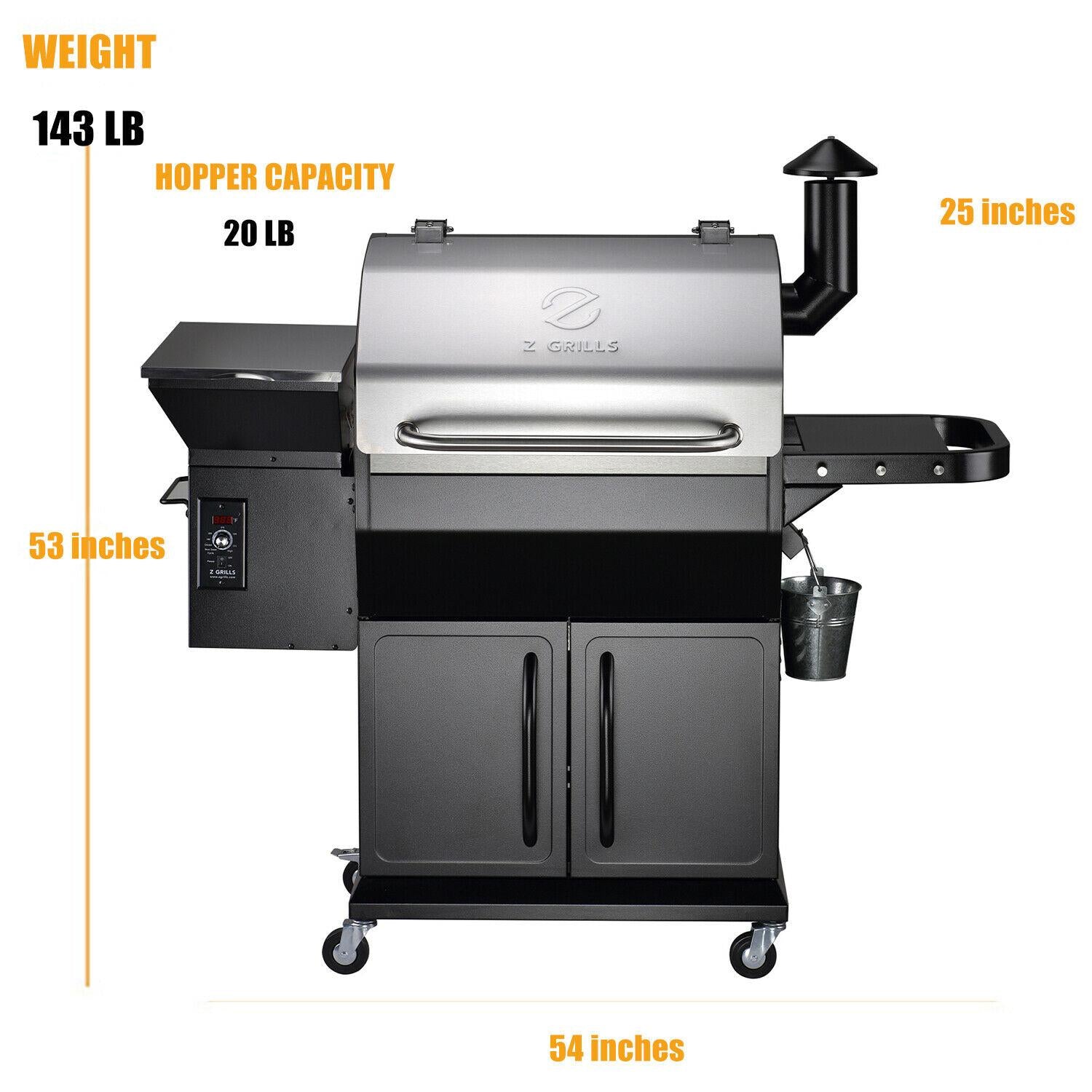 ZPG-1000E Pellet Grill BBQ Smoker Digital Control with Cover