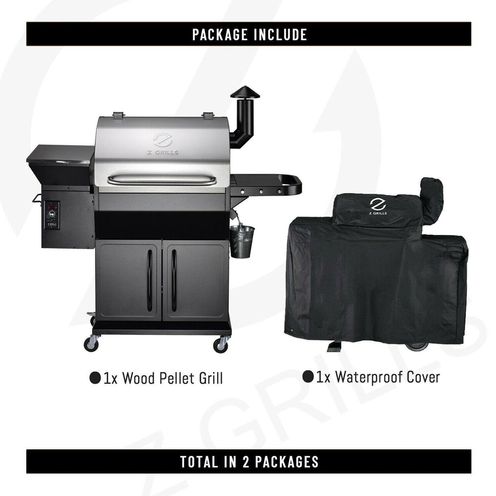 ZPG-1000E Pellet Grill BBQ Smoker Digital Control with Cover
