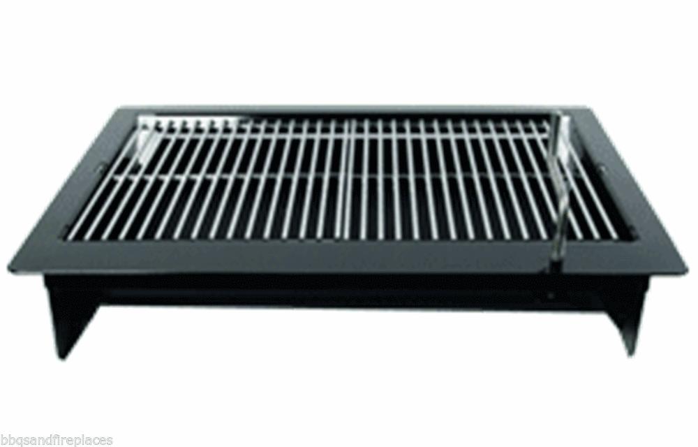 Wood/Charcoal -in Counter Top Grill 30" - w/ SS CooGrids