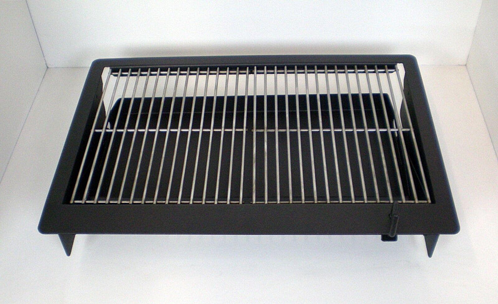 Wood/Charcoal -in Counter Top Grill 30" - w/ SS CooGrids