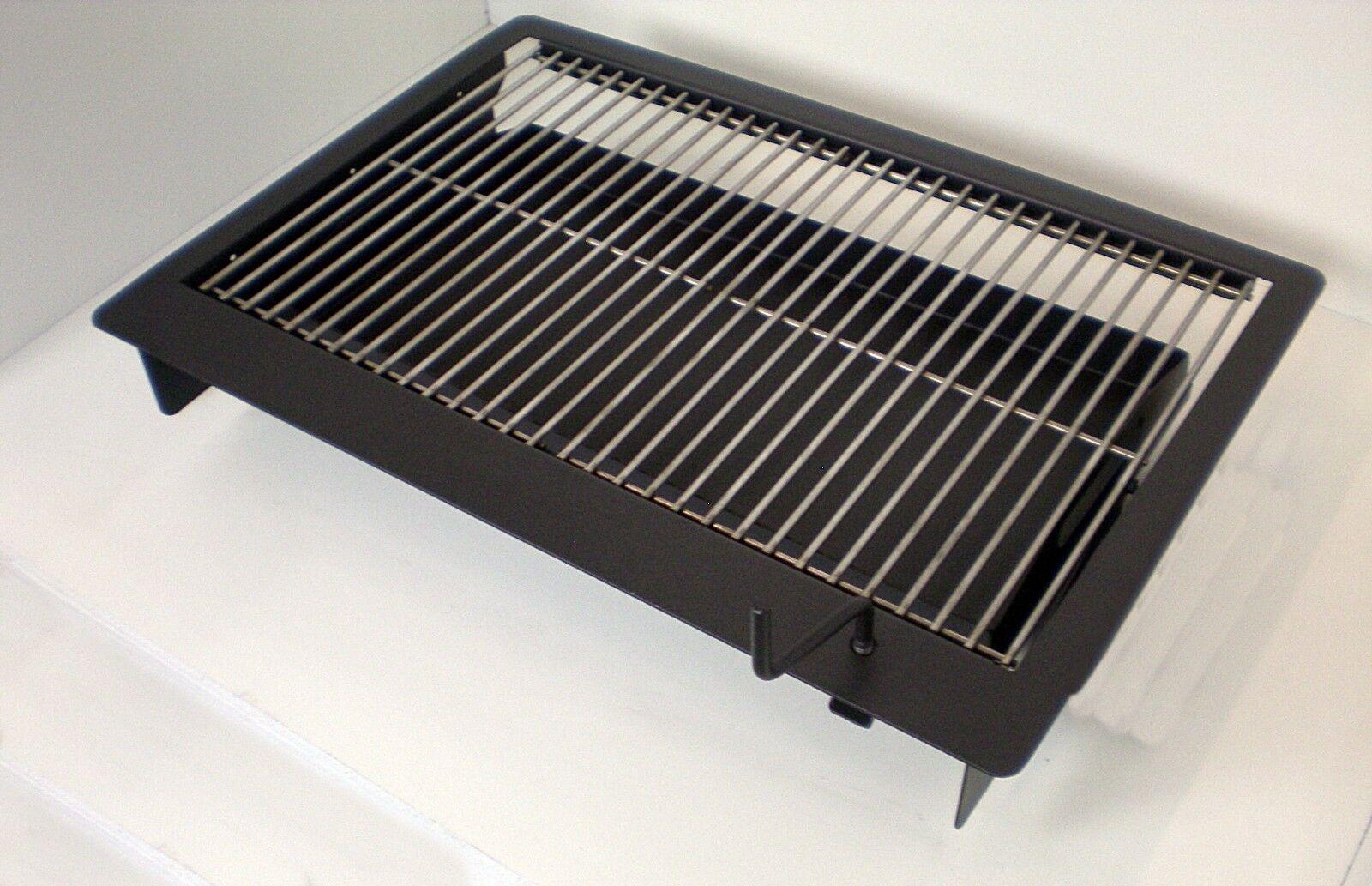 Wood/Charcoal -in Counter Top Grill 30" - w/ SS CooGrids