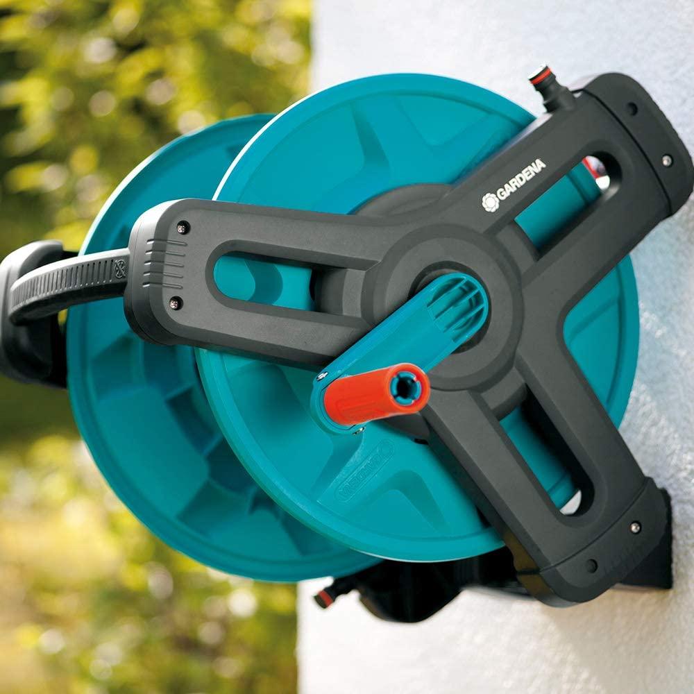 GARDENA CANADA 8009 Wall Mount Hose Reel with Hose