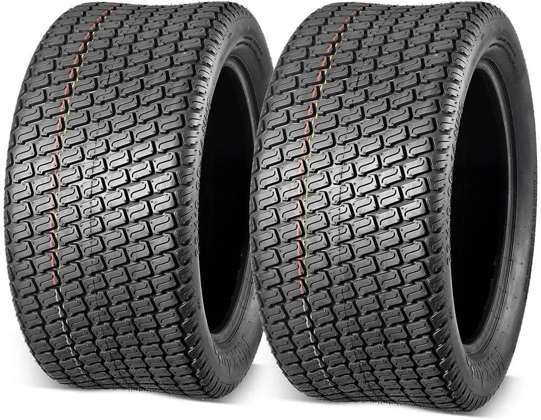 MaxAuto Lawn & Garden Tire 22X10-14 P332 4PR Tubeless, 2Pcs
