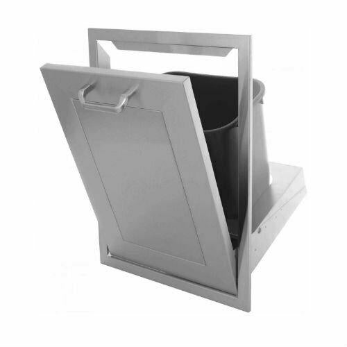 TILT-OUT TRASH BIN for DIY Outdoor Kitchen