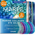 Maree Eye Gel Pads - Reduce Wrinkles, Puffy Eyes, Dark Circles, Eye Bags - Natural Marine Collagen Eye Gels with Hyaluronic HA - Anti Aging Eye Mask Patches &amp; Face Moisturizer