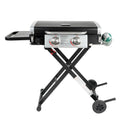 Griddle GGC2030M 25 Inch 2 Burner LP Propane Gas w/ Folding Shelf, Steel