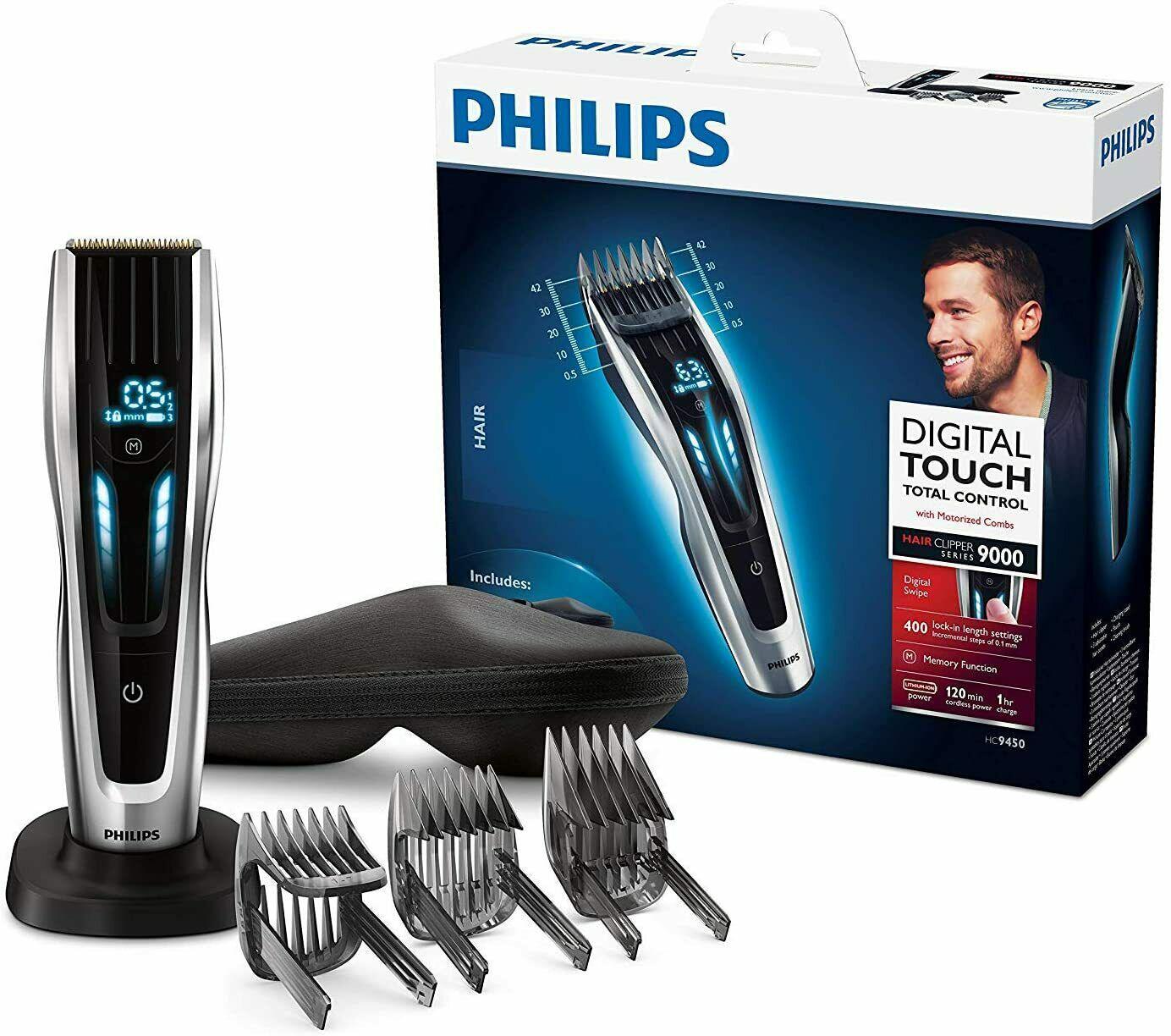 Philips HC9450/20 Trimmer With Blades Of Titanium 3 Combs Neat
