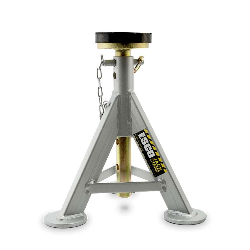 Esco 10498 Jack Stands, 3 Ton Capacity, Pair of 2 Stands (Pack of 2), Silver