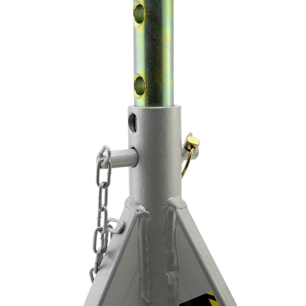 Esco 10498 Jack Stands, 3 Ton Capacity, Pair of 2 Stands (Pack of 2), Silver