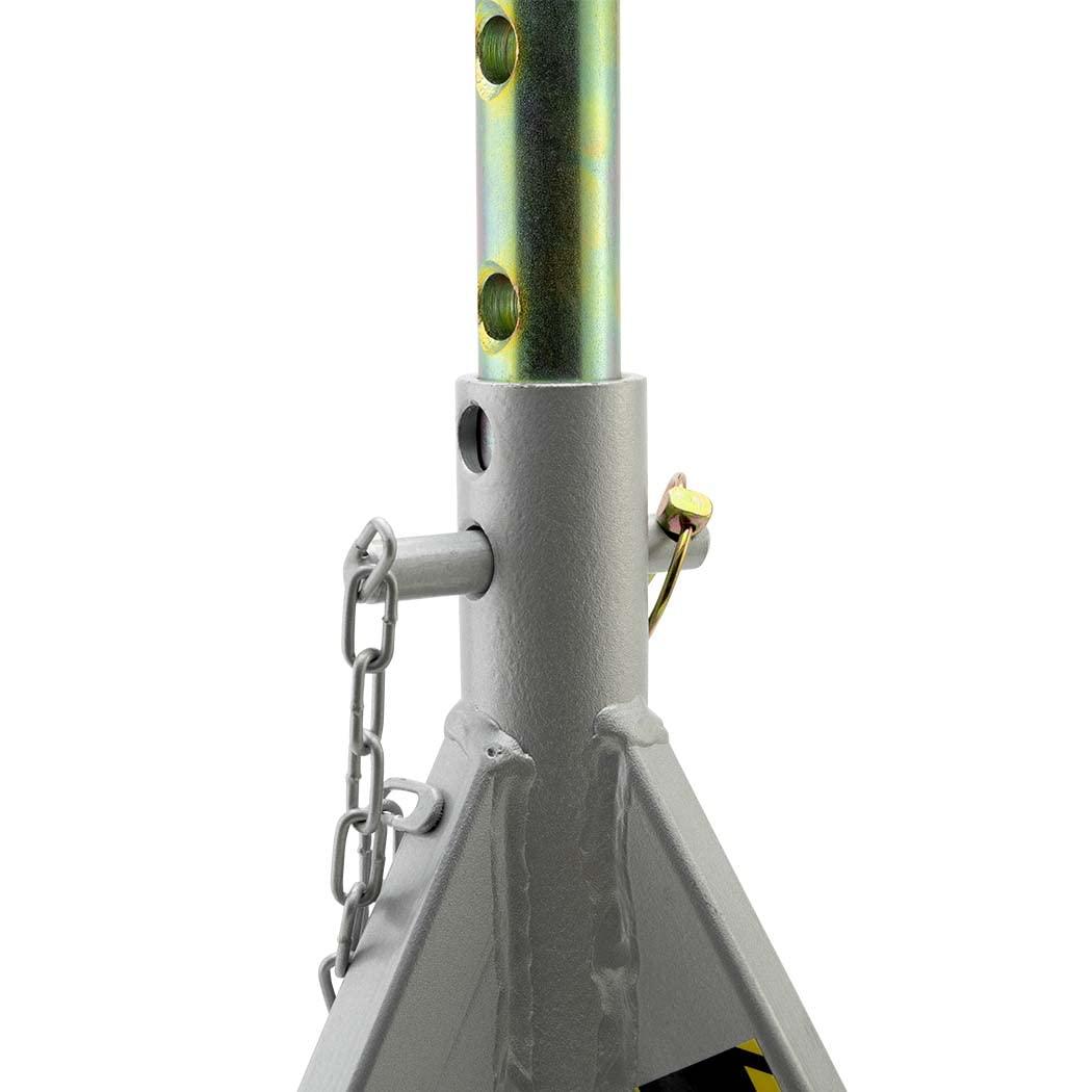 Esco 10498 Jack Stands, 3 Ton Capacity, Pair of 2 Stands (Pack of 2), Silver