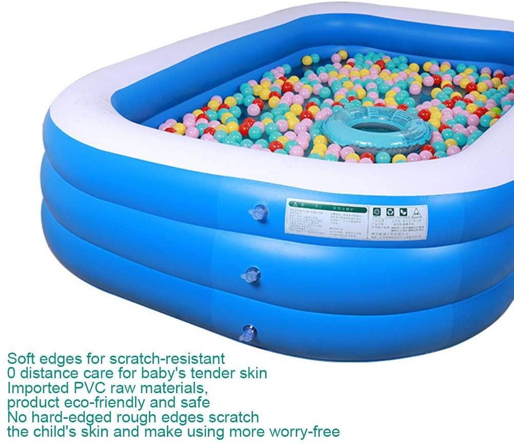 settencas Inflatable Swimming Pool Summer Outdoor Children's Paddling Pool Thick Inflatable Swimming Pool