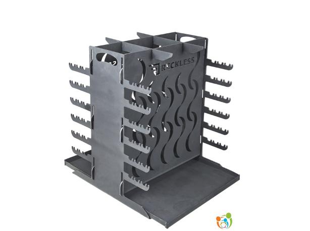Vertical Mangal 12 BBQ Portable Grill Steel Picnic Мангал Brazier Shashlik Kebab