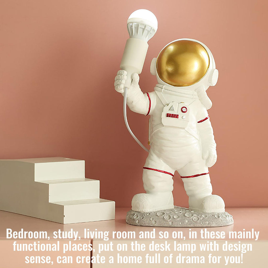 cbzote Children's Lamp Creative Astronaut Light Ornaments Night Holding